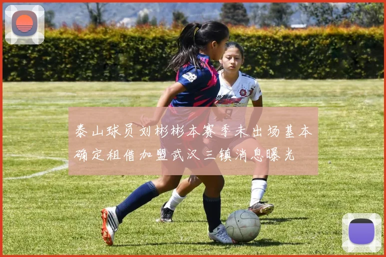 泰山球员刘彬彬本赛季未出场基本确定租借加盟武汉三镇消息曝光